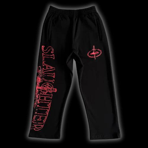 Jogging Corteiz Slaughter Gang C-Sword Noir