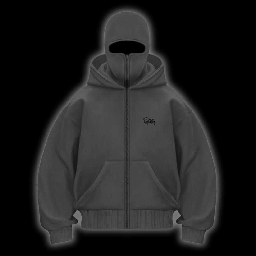 Cagoule Palace Zipper Grise