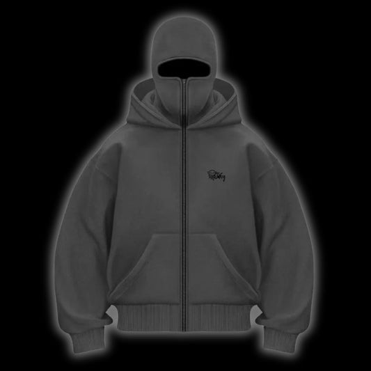 Cagoule Palace Zipper Grise