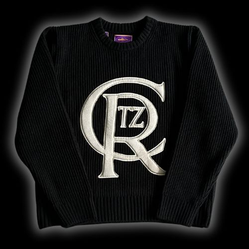 Pull En Maille Corteiz Noir