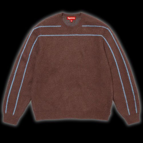 Pull En Maille À Rayures Dans Le Dos Supreme (2 coloris)