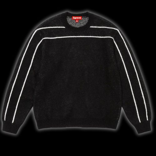 Pull En Maille À Rayures Dans Le Dos Supreme (2 coloris)