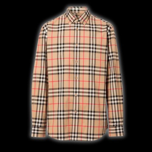 Chemise Burberry Kaki Marron