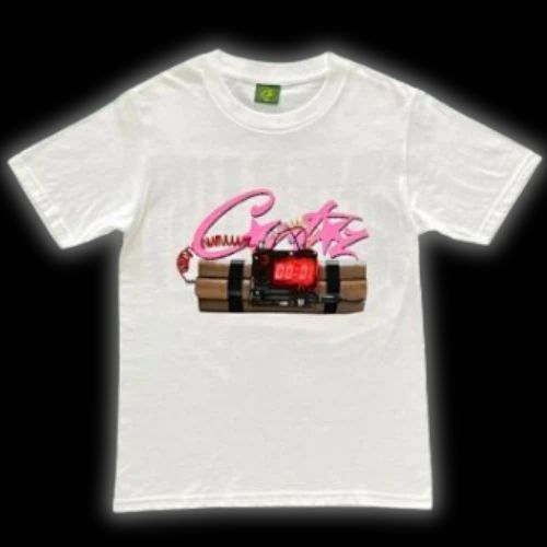T-Shirt Court Corteiz Evil Powder Time Fried Y