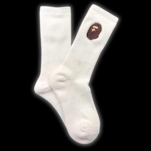 Chaussettes Bape Blanche (4 coloris)