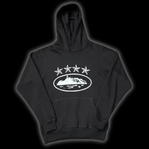 Sweat À Capuche Corteiz 4e Anniversaire Noir